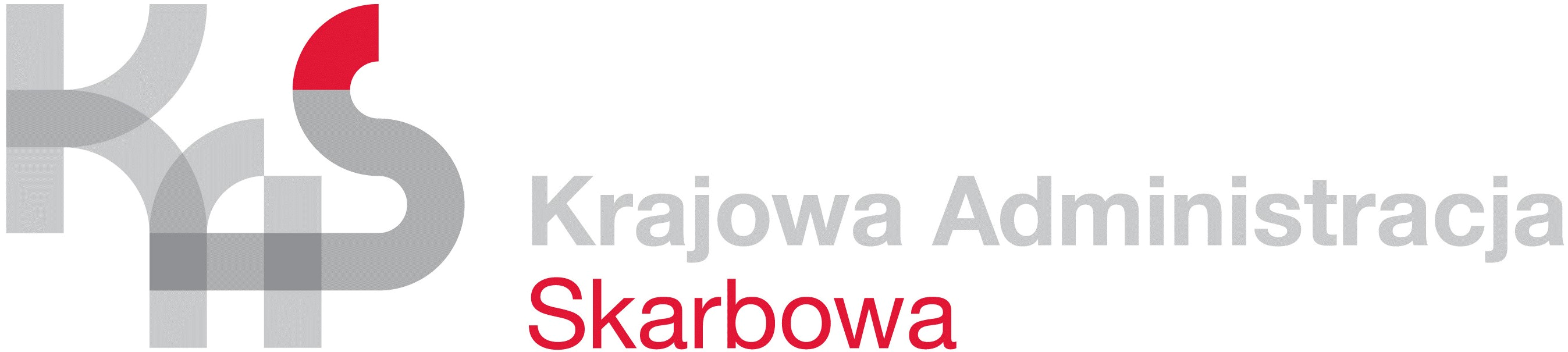  Logo KAS. Napis: Krajowa Administracja Skarbowa