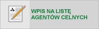 Wpis na listę agentów celnych