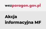 Po lewej stronie paragon fiskalny a po prawej napis startuje wakacyjna akcja Ministerstwa Finansnów