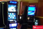 Dwa automaty na których były urządzane nielegalne gry hazardowe