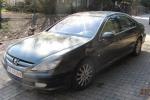 Peugeot 607 , pojemność silnika 2179,00 cm³, rok produkcji 2004.,  lewy bok zielonego samochodu;