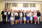 Pamiątkowe zdjęcie laureatów z Mazowsza, tegorocznej edycji konkursu „Urząd Skarbowy Przyjazny Przedsiębiorcy