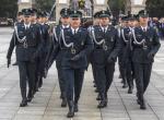 Zejście pododdziału z Placu Piłsudskiego
